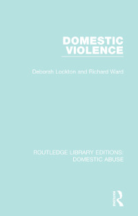 Immagine di copertina: Domestic Violence 1st edition 9781138673717