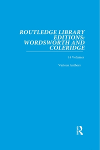 Titelbild: Routledge Library Editions: Wordsworth and Coleridge 1st edition 9781138673441