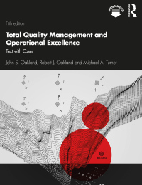 صورة الغلاف: Total Quality Management and Operational Excellence 5th edition 9781138673410