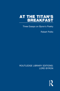 Imagen de portada: At the Titan's Breakfast 1st edition 9781138673243