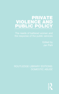 表紙画像: Private Violence and Public Policy 1st edition 9781138673144