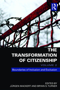 Cover image: The Transformation of Citizenship, Volume 2 1st edition 9780367877668