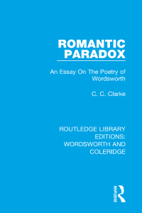 Cover image: Romantic Paradox 1st edition 9781138672802