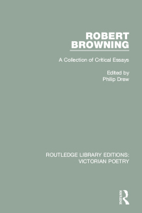 Cover image: Robert Browning 1st edition 9781138671089