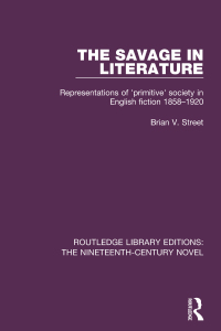 Cover image: The Savage in Literature 1st edition 9781138671010