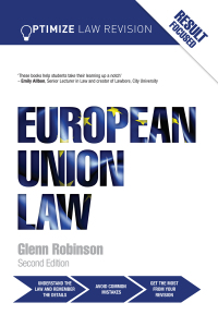 Imagen de portada: Optimize European Union Law 2nd edition 9781138371712
