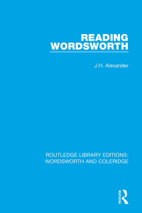 Cover image: Reading Wordsworth 1st edition 9781138670181