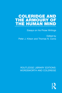 Cover image: Coleridge and the Armoury of the Human Mind 1st edition 9781138670129