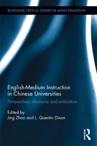 Imagen de portada: English-Medium Instruction in Chinese Universities 1st edition 9781138668454