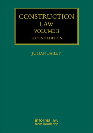 Imagen de portada: Construction Law 2nd edition 9781138666061
