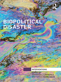 Cover image: Biopolitical Disaster 1st edition 9781032096735