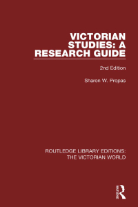 Omslagafbeelding: Victorian Studies 2nd edition 9781138659339
