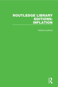 صورة الغلاف: Routledge Library Editions: Inflation 1st edition 9781138652514