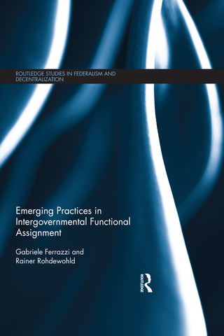 Cover image: Emerging Practices in Intergovernmental Functional Assignment 1st edition 9780367221638