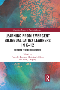 Imagen de portada: Learning from Emergent Bilingual Latinx Learners in K-12 1st edition 9781138654464