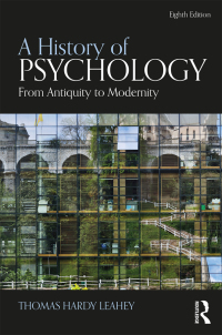 Cover image: A History of Psychology 8th edition 9781138652422