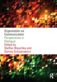 Imagen de portada: Organization as Communication 1st edition 9781138651623