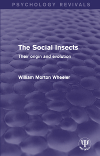 Cover image: The Social Insects 1st edition 9781138651371