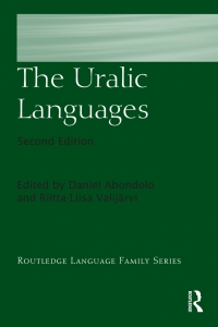 Omslagafbeelding: The Uralic Languages 2nd edition 9781138650848