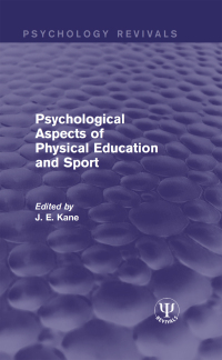 Immagine di copertina: Psychological Aspects of Physical Education and Sport 1st edition 9781138650800