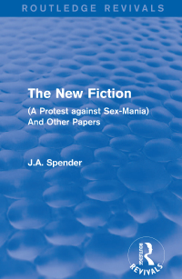 Cover image: The New Fiction 1st edition 9781138650152