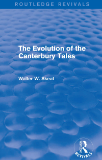 Cover image: The Evolution of the Canterbury Tales 1st edition 9781138649095