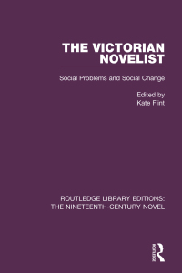 Imagen de portada: The Victorian Novelist 1st edition 9781138648531