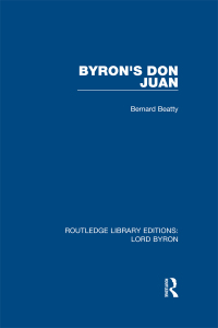 صورة الغلاف: Byron's Don Juan 1st edition 9781138648562