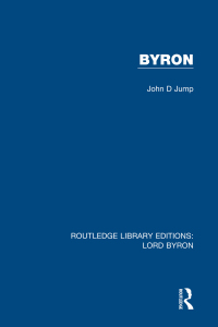صورة الغلاف: Byron 1st edition 9781138648418
