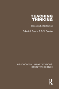 Cover image: Teaching Thinking 1st edition 9781138648371