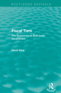 Imagen de portada: Fiscal Tiers (Routledge Revivals) 1st edition 9781138648135