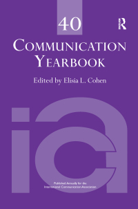 Imagen de portada: Communication Yearbook 40 1st edition 9780367737139