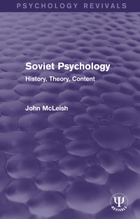 Cover image: Soviet Psychology 1st edition 9781138646803