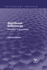 Cover image: Significant Differences 1st edition 9781138646292