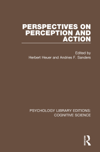 表紙画像: Perspectives on Perception and Action 1st edition 9781138645646