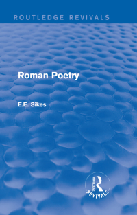 Cover image: Roman Poetry 1st edition 9781138643253
