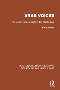Cover image: Arab Voices 1st edition 9781138642287