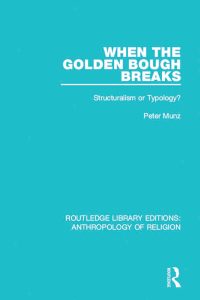 表紙画像: When the Golden Bough Breaks 1st edition 9781138641877