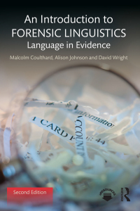 صورة الغلاف: An Introduction to Forensic Linguistics 2nd edition 9781138641709
