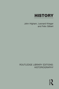 Imagen de portada: History 1st edition 9781138641495