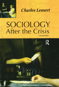 Imagen de portada: Sociology After the Crisis 2nd edition 9781594510137