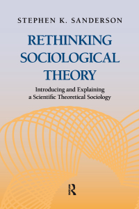 Imagen de portada: Rethinking Sociological Theory 1st edition 9781612052069