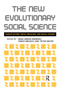 Cover image: New Evolutionary Social Science 1st edition 9781594513961