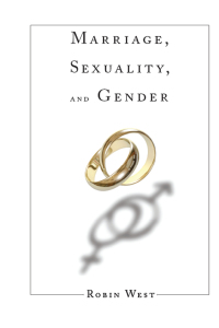 Imagen de portada: Marriage, Sexuality, and Gender 1st edition 9781594513909