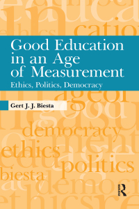 Titelbild: Good Education in an Age of Measurement 1st edition 9781594517907