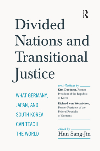 Imagen de portada: Divided Nations and Transitional Justice 1st edition 9781594519017