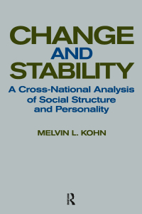 Omslagafbeelding: Change and Stability 1st edition 9781594511752