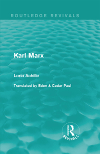 Titelbild: Karl Marx 1st edition 9781138640467