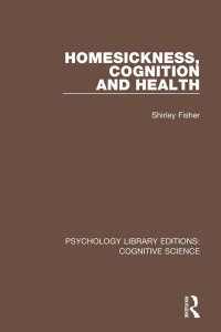 Titelbild: Homesickness, Cognition and Health 1st edition 9781138640030