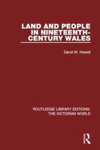 صورة الغلاف: Land and People in Nineteenth-Century Wales 1st edition 9781138639423